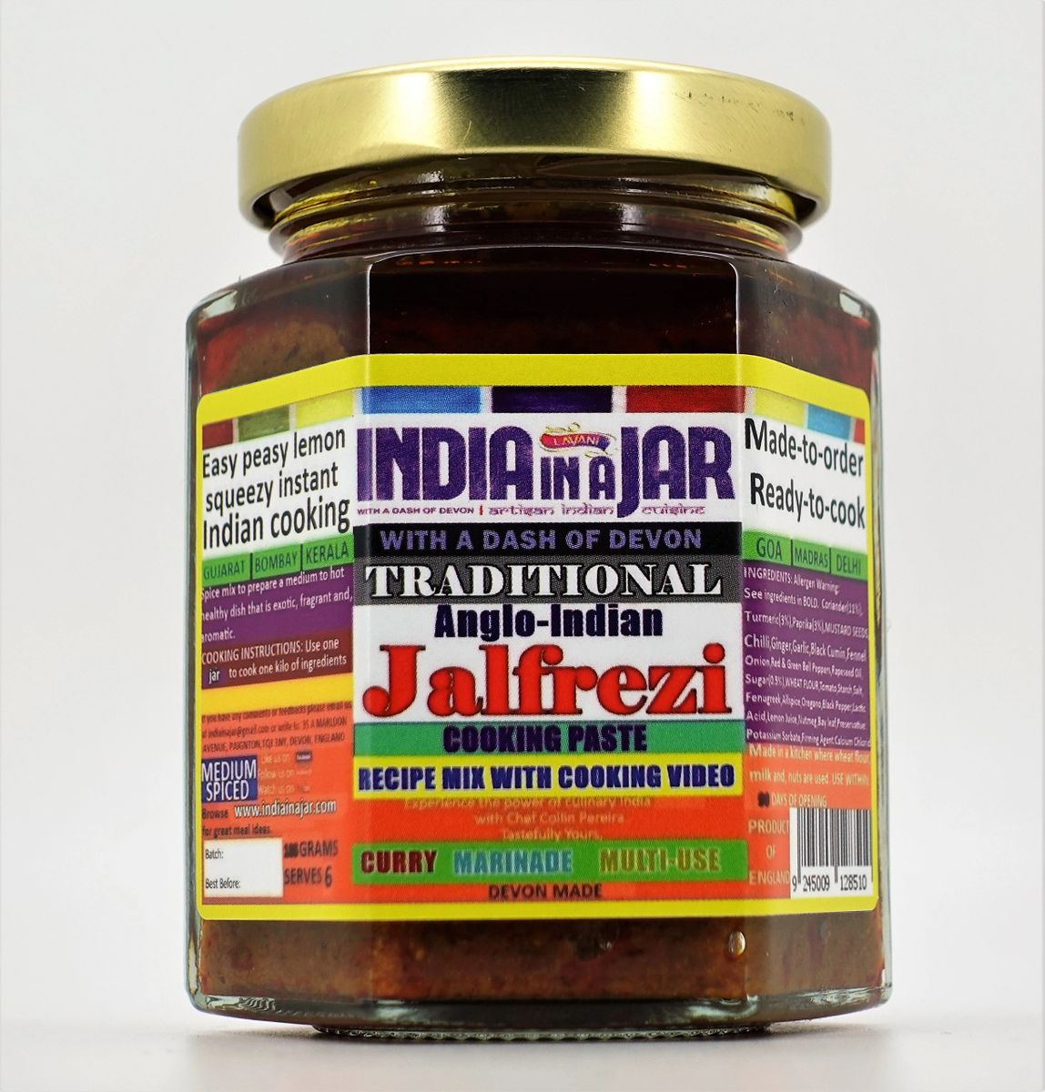 Jalfrezi Recipe Mix cooking Paste by India in a Jar with a Cooking